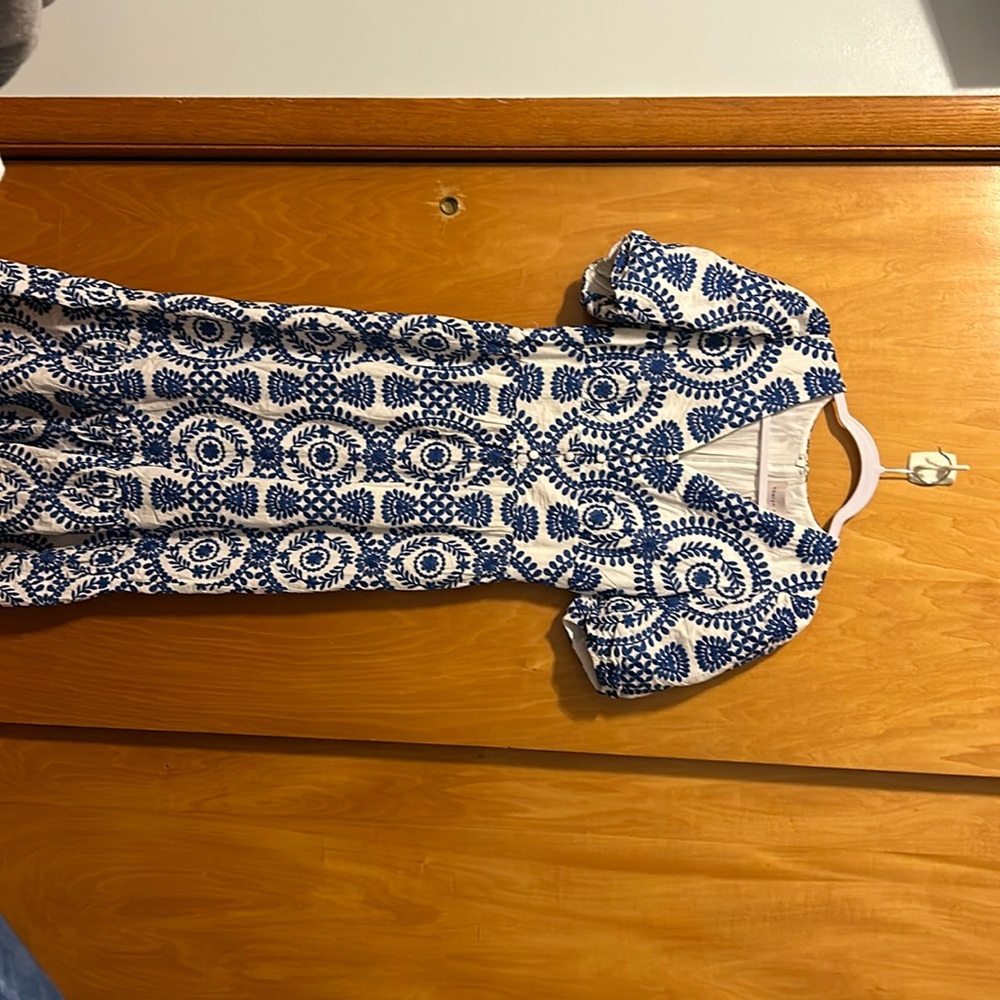 Blue and white Adelyn Rae Maxi